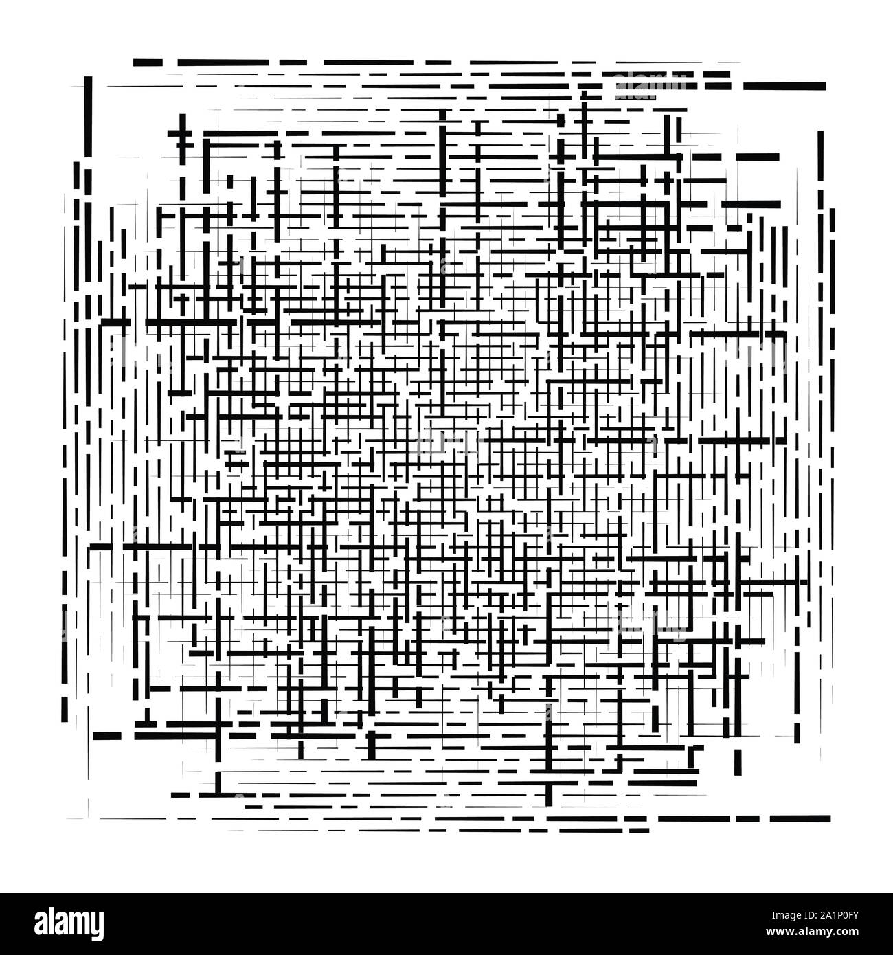 Random grid mesh pattern Cut Out Stock Images & Pictures - Alamy