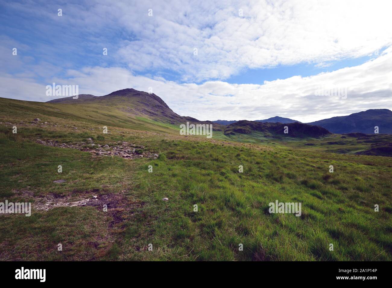 Quagg Ridge The tracks of Quagrigg Moss Stock Photo - Alamy