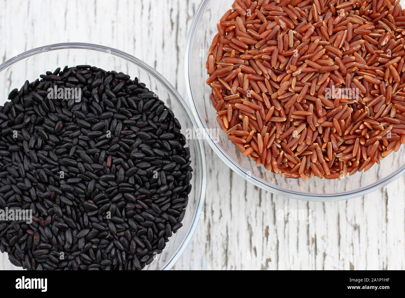 Black rice and red rice hi-res stock photography and images - Alamy