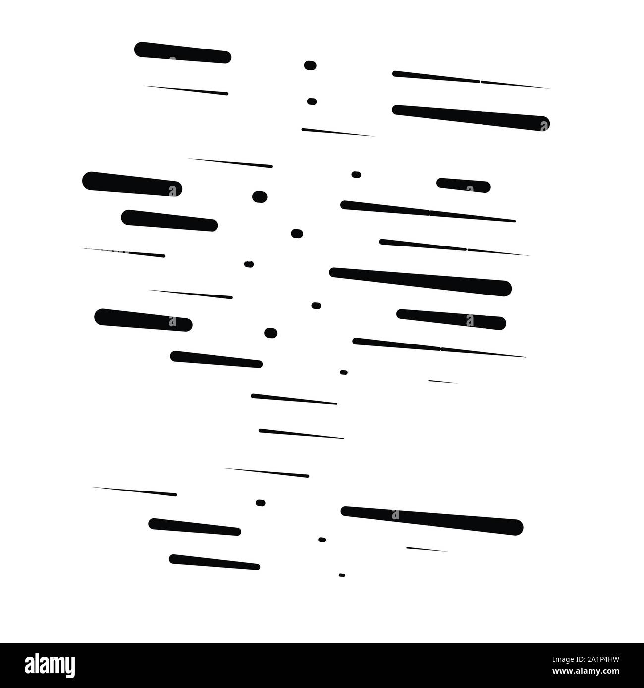 dashed irregular lines. segment horizontal stripes / lines. straight
