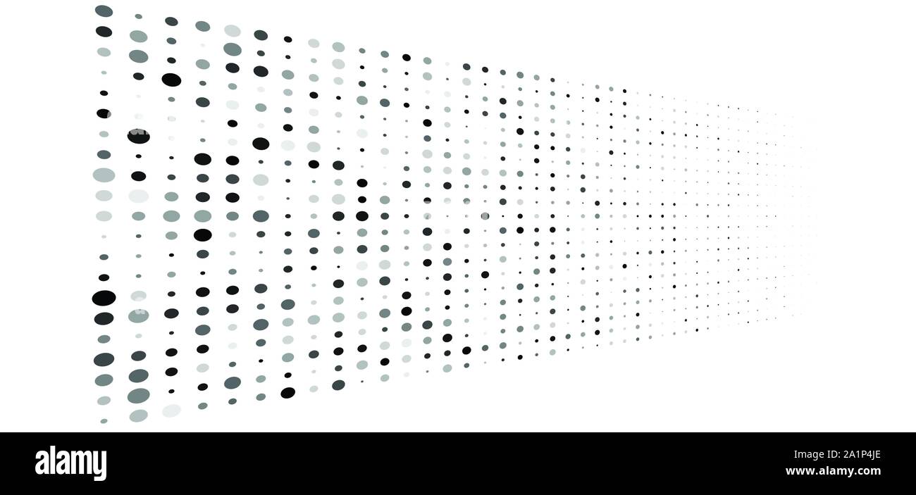 Grey gray dots half Black and White Stock Photos & Images - Alamy