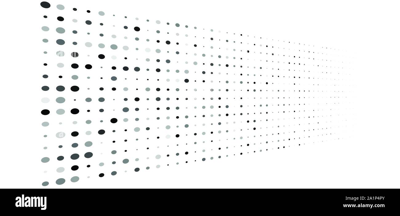 Random greyscale, grey dots, half-tone element. speckle, stipple ...