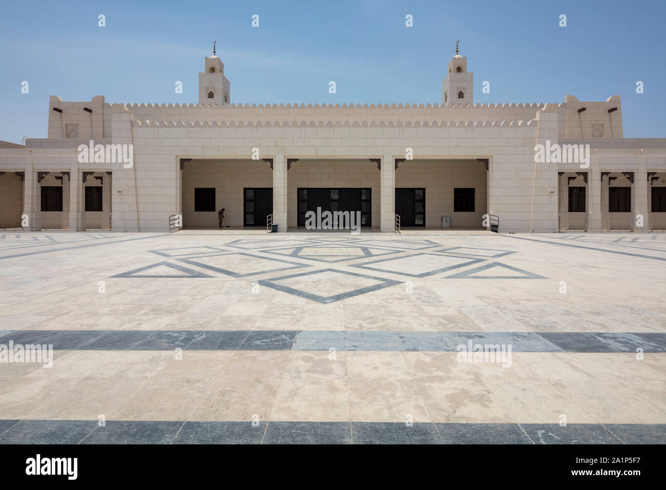 Sheikh Sultan Bin Zayed The First Mosque, Bateen, Abu Dhabi, United Arab Emirates Stock Photo