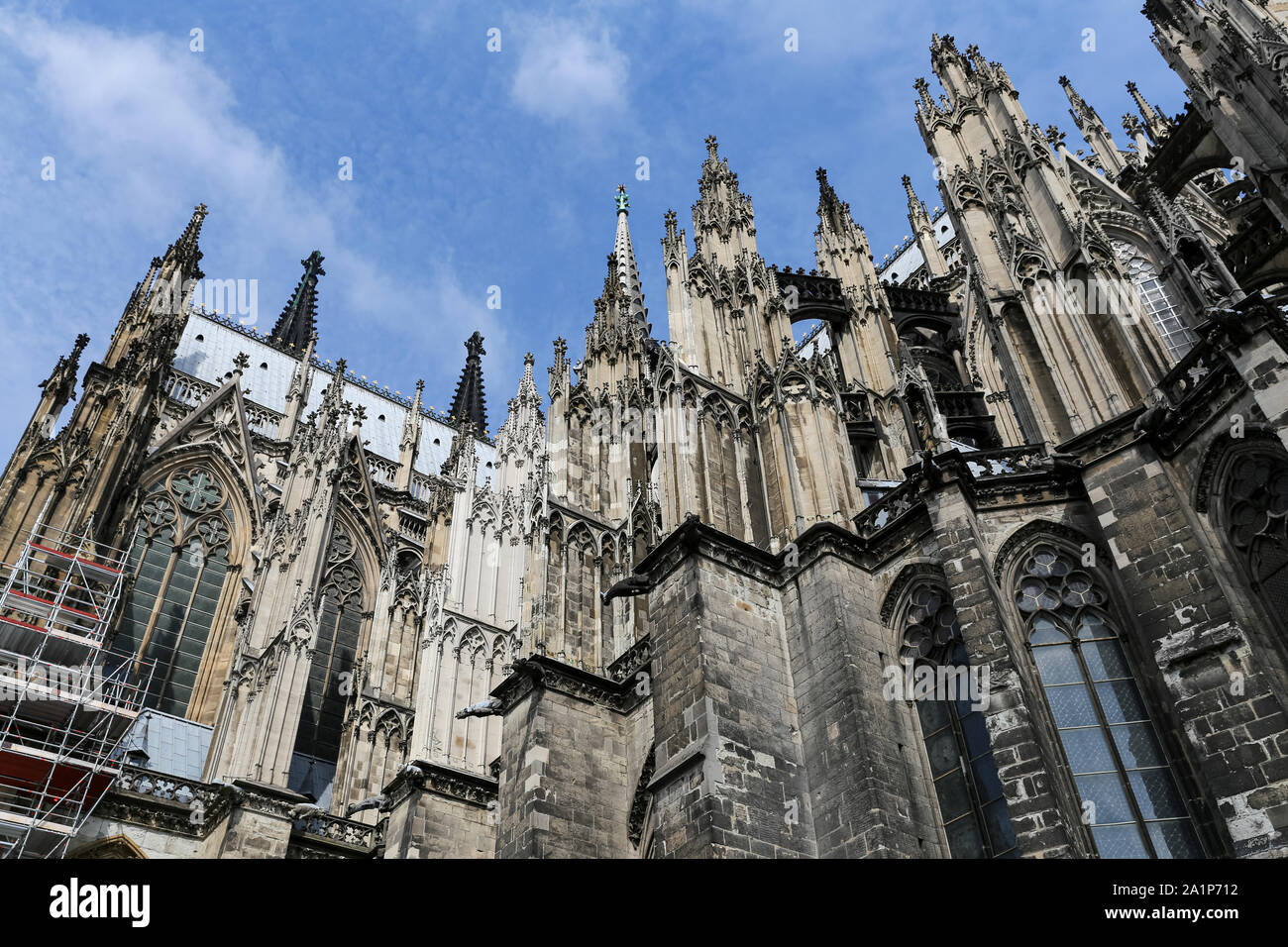 Facade of Cologne Cathedral in Cologne City, Germany Stock Photo - Alamy