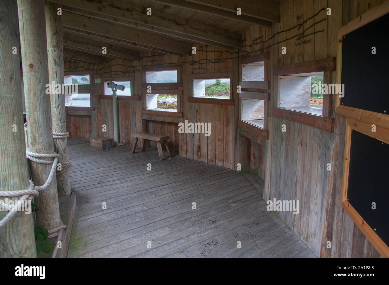 Forestry Commission Wildlife Hide, Loch Sunart, Strontian, Ardnamurchan