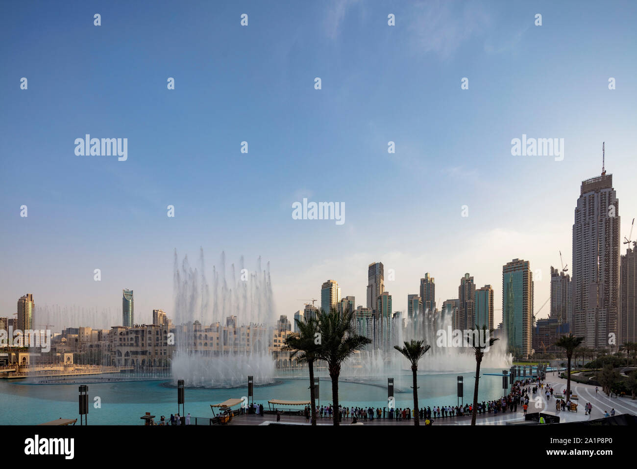 The Dubai Fountain, the world's largest choreographed fountain system