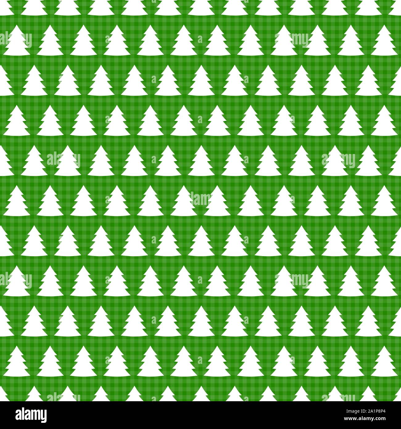 Christmas seamless pattern with christmas tree vector Stock Vector ...
