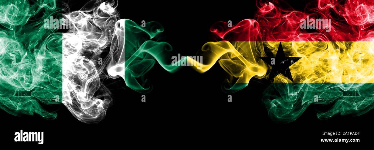 Waving Flag Nigeria Ghana High Resolution Stock Photography And Images Alamy
