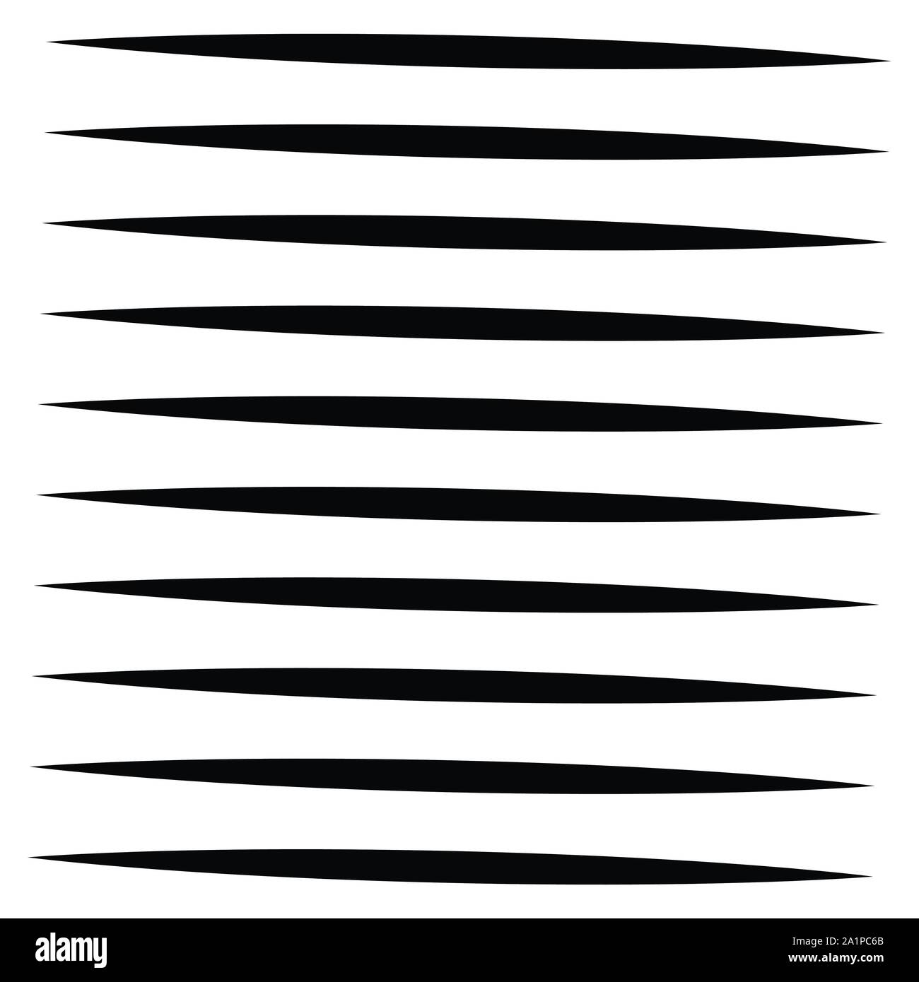 Horizontal lines geometric element. Straight parallel lines, stripes ...