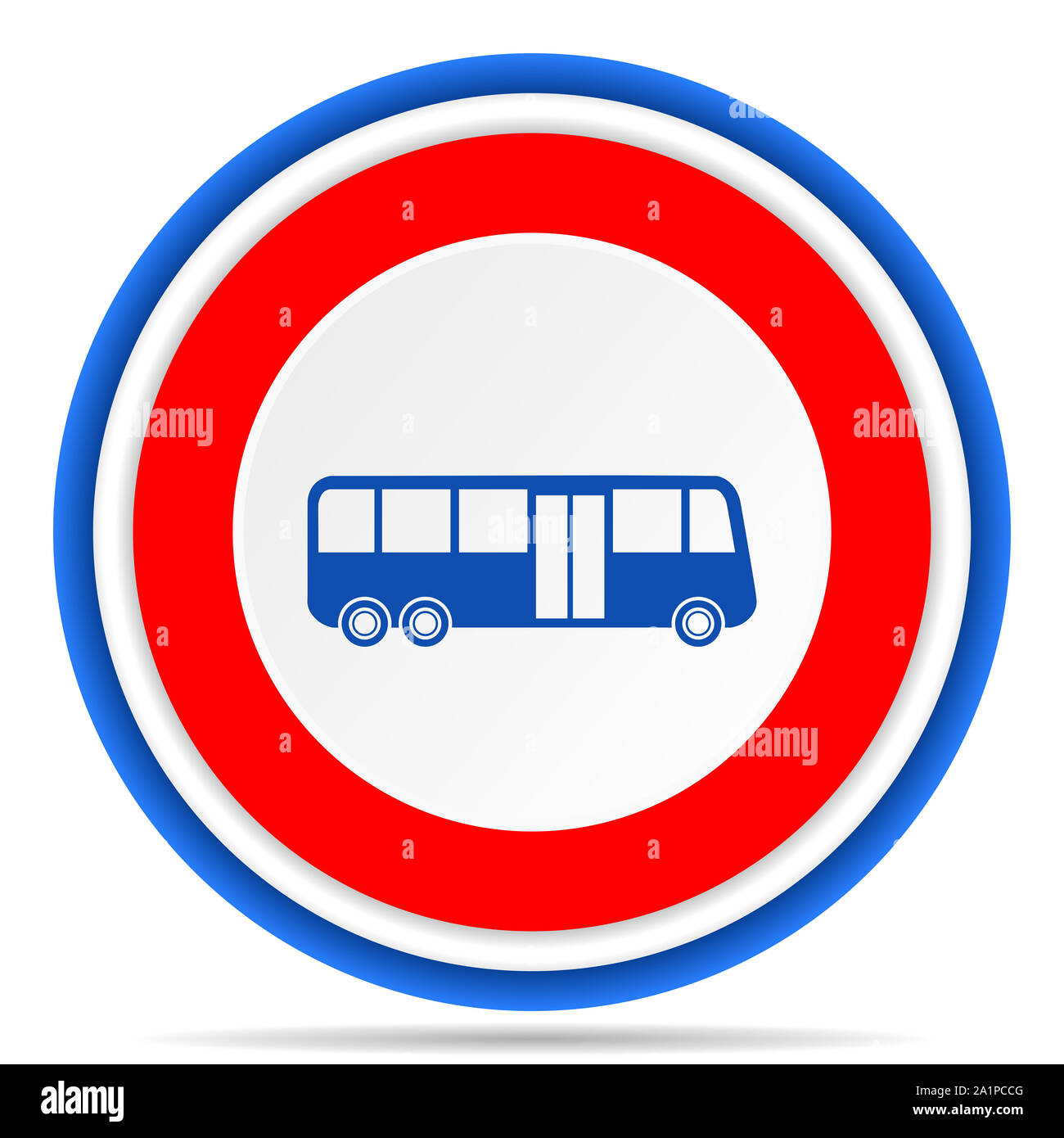 French bus stop sign Cut Out Stock Images & Pictures - Alamy