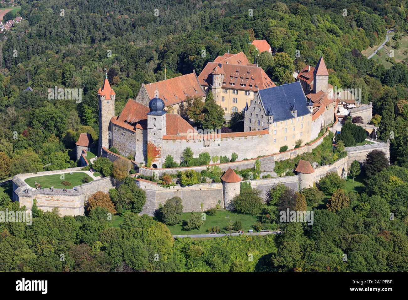 Veste Coburg (Fortress of Coburg), Germany Stock Photo