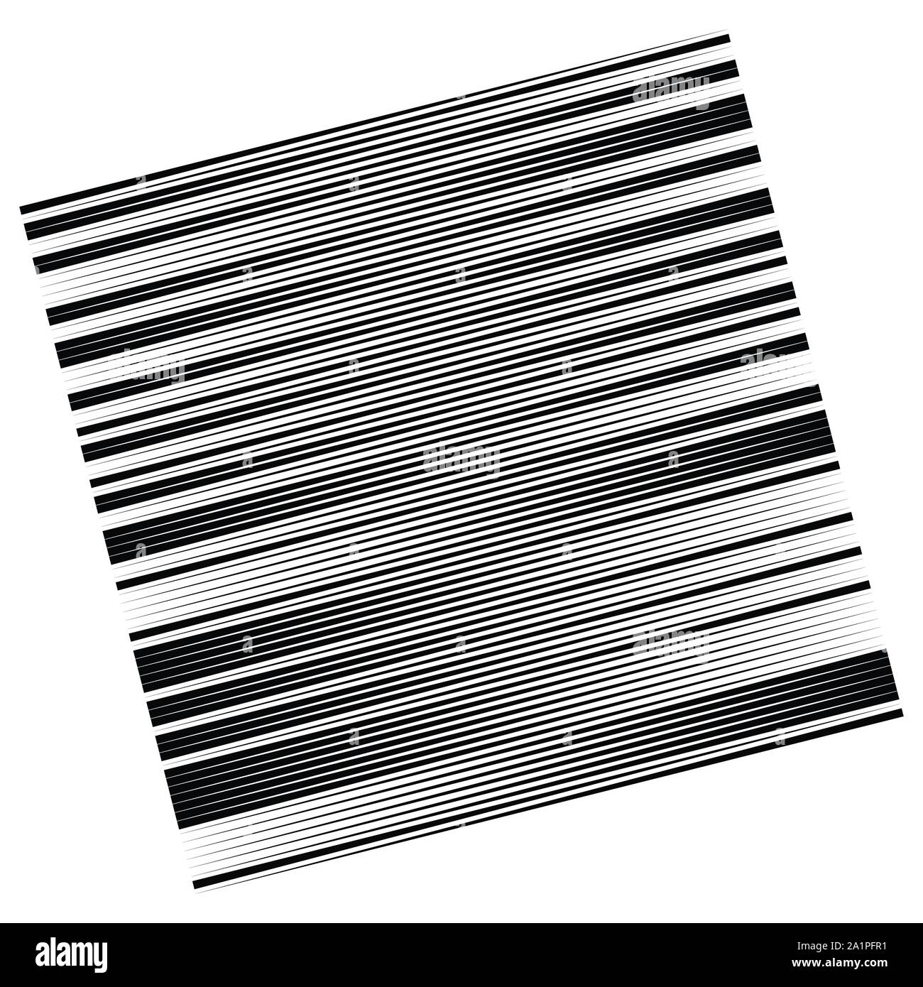 Random lines element. Random horizontal lines. Irregular straight ...