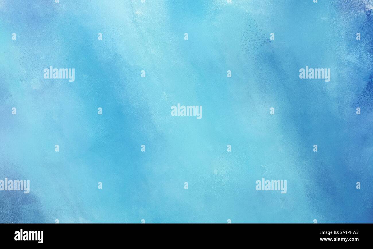 Abstract Diffuse Painted Background With Sky Blue Steel Blue And