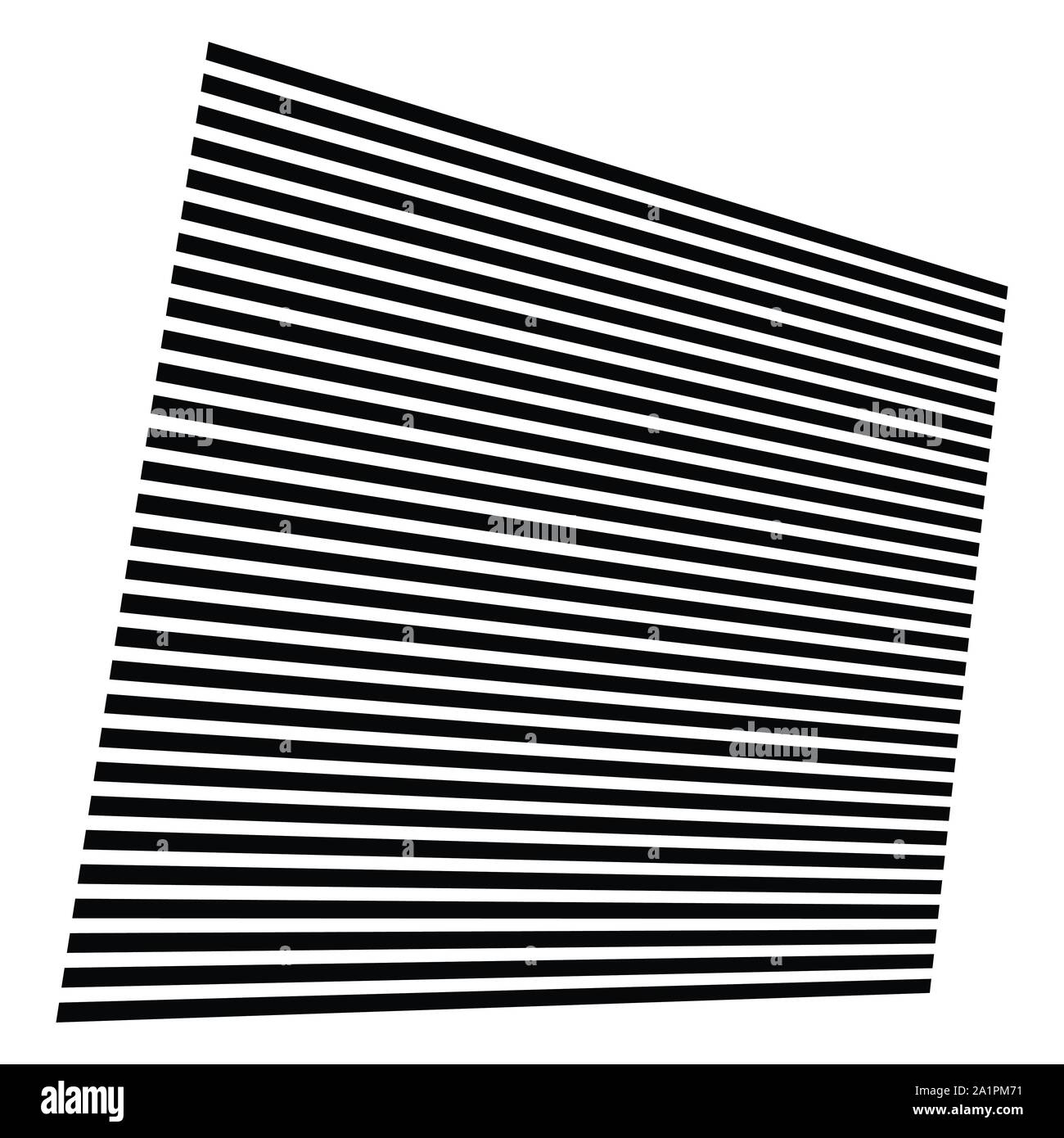 Horizontal lines geometric element. Straight parallel lines, stripes. Horizontal streaks, strips pattern. Linear, lineal monochrome, black and white g Stock Vector