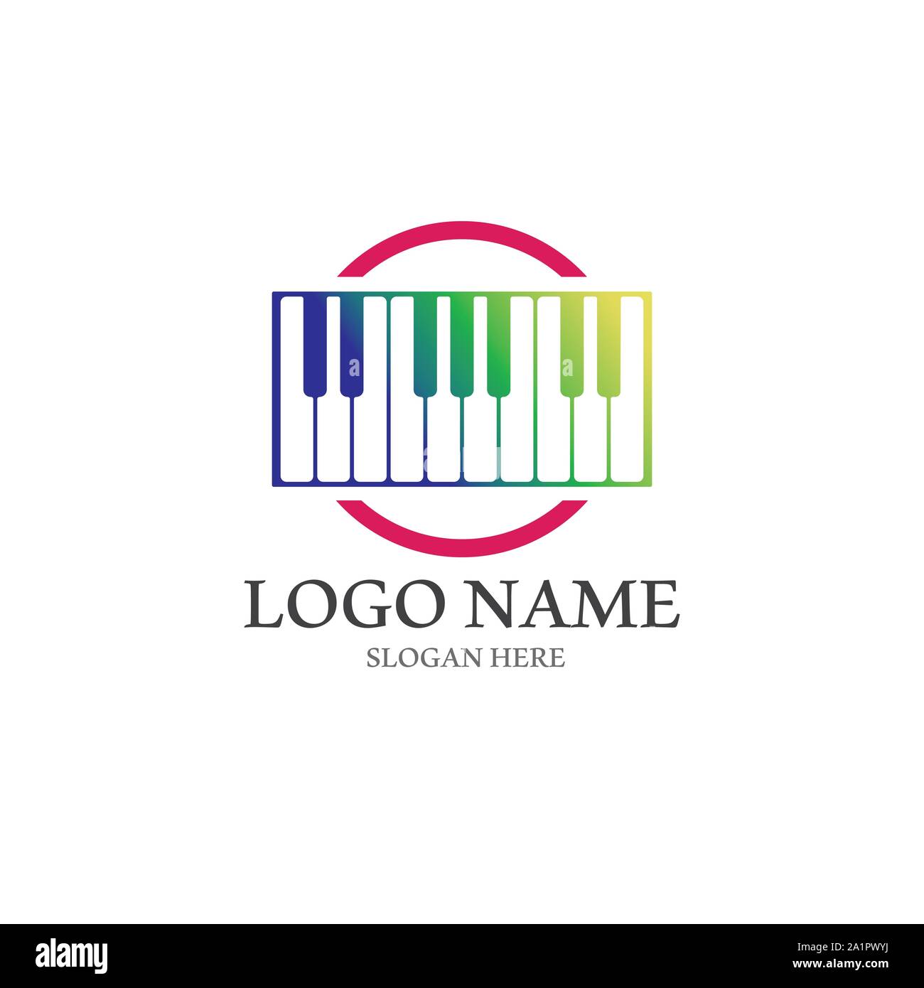 Piano icon vector ilustration template Stock Vector Image & Art - Alamy