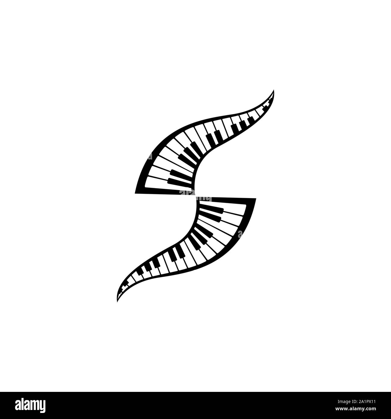 Piano icon vector ilustration template Stock Vector Image & Art - Alamy