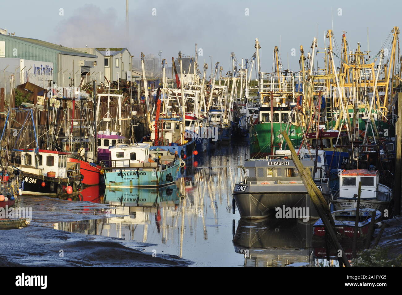The Fisher Fleet, King's Lynn, Norfolk, UK. Stock Photo