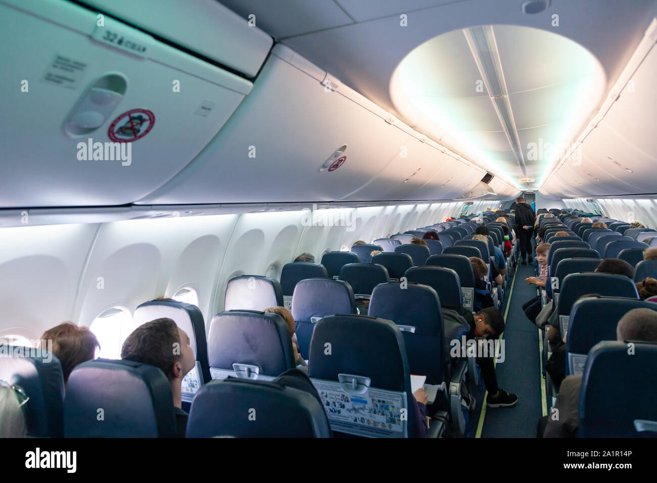 Passengers cabin back view hi-res stock photography and images - Alamy