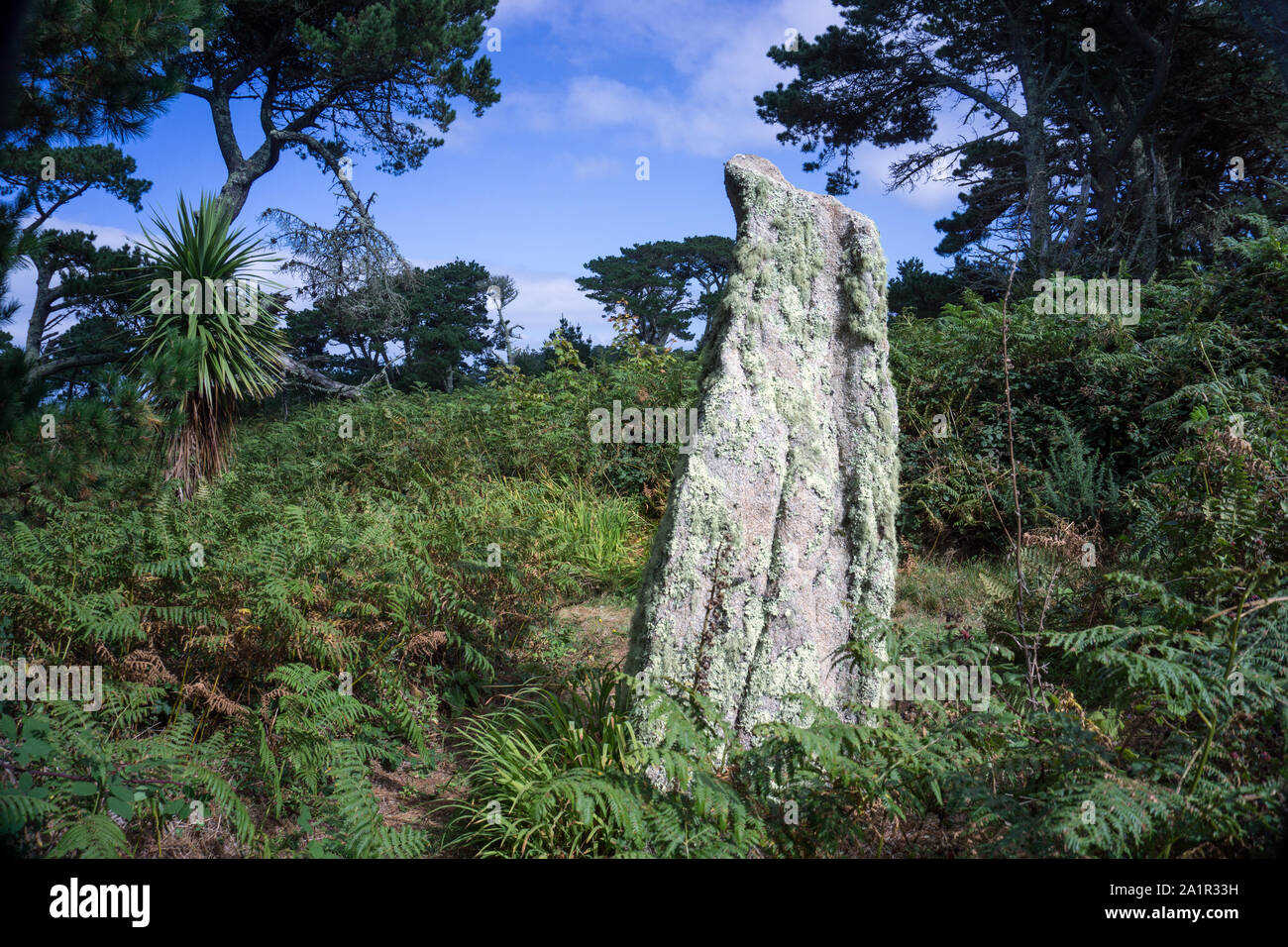 Long Rock Menhir, Ancient Standing Stone, St Mary's, Isles of Scilly