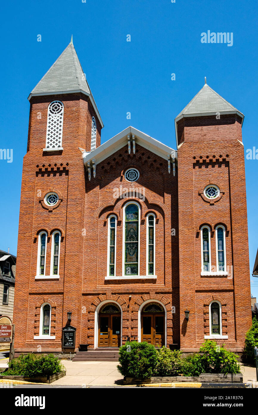 First Presbyterian Church, 238 Market Street, Sunbury, Pennsylvania Stock Photo