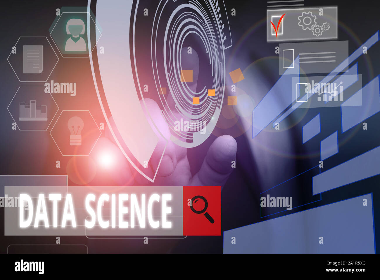 Handwriting text writing Data Science. Conceptual photo ...