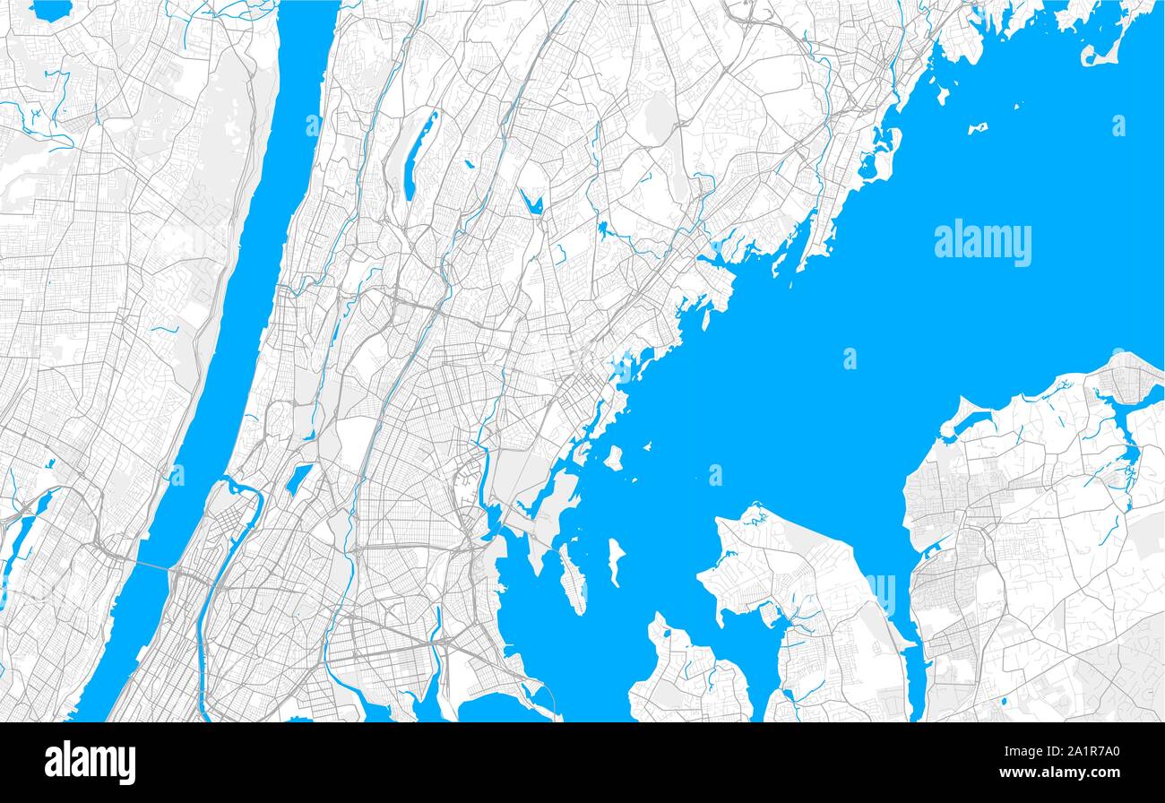 Map Of New Rochelle New York Stock Vector Images - Alamy