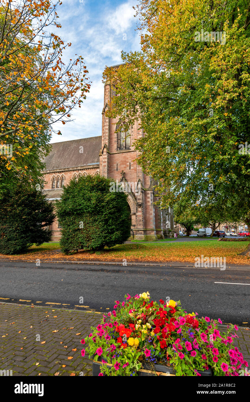 INVERNESS CITY SCOTLAND ST ANDREWS CATHEDRAL TOWER IN BISHOPS ROAD ...