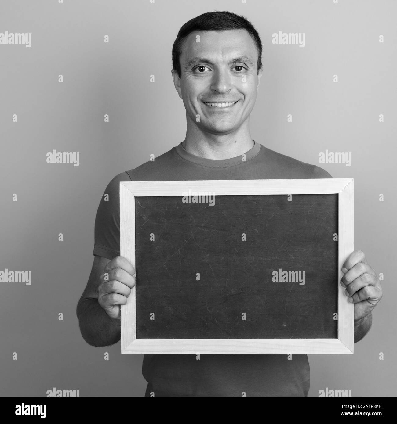 Man in blank t shirt hi-res stock photography and images - Alamy