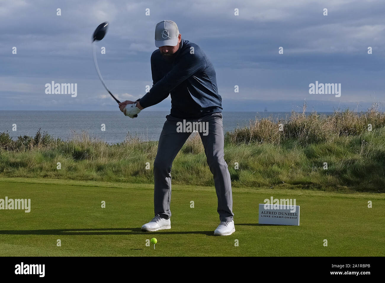 KINGSBARNS, SCOTLAND. 28 SEPTEMBER 2019: Brian McFadden during round three  of the Alfred Dunhill Links Championship, European Tour Golf Tournament at  Stock Photo - Alamy