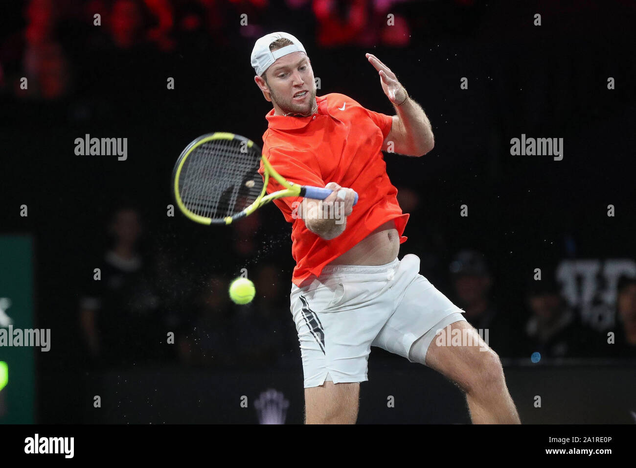 Jack Sock Team World during the Laver Cup 2019, Europe team against World  team, ATP tennis match on September 20, 2019 at Palexpo in Geneva,  Switzerland - Photo Laurent Lairys / DPPI Stock Photo - Alamy