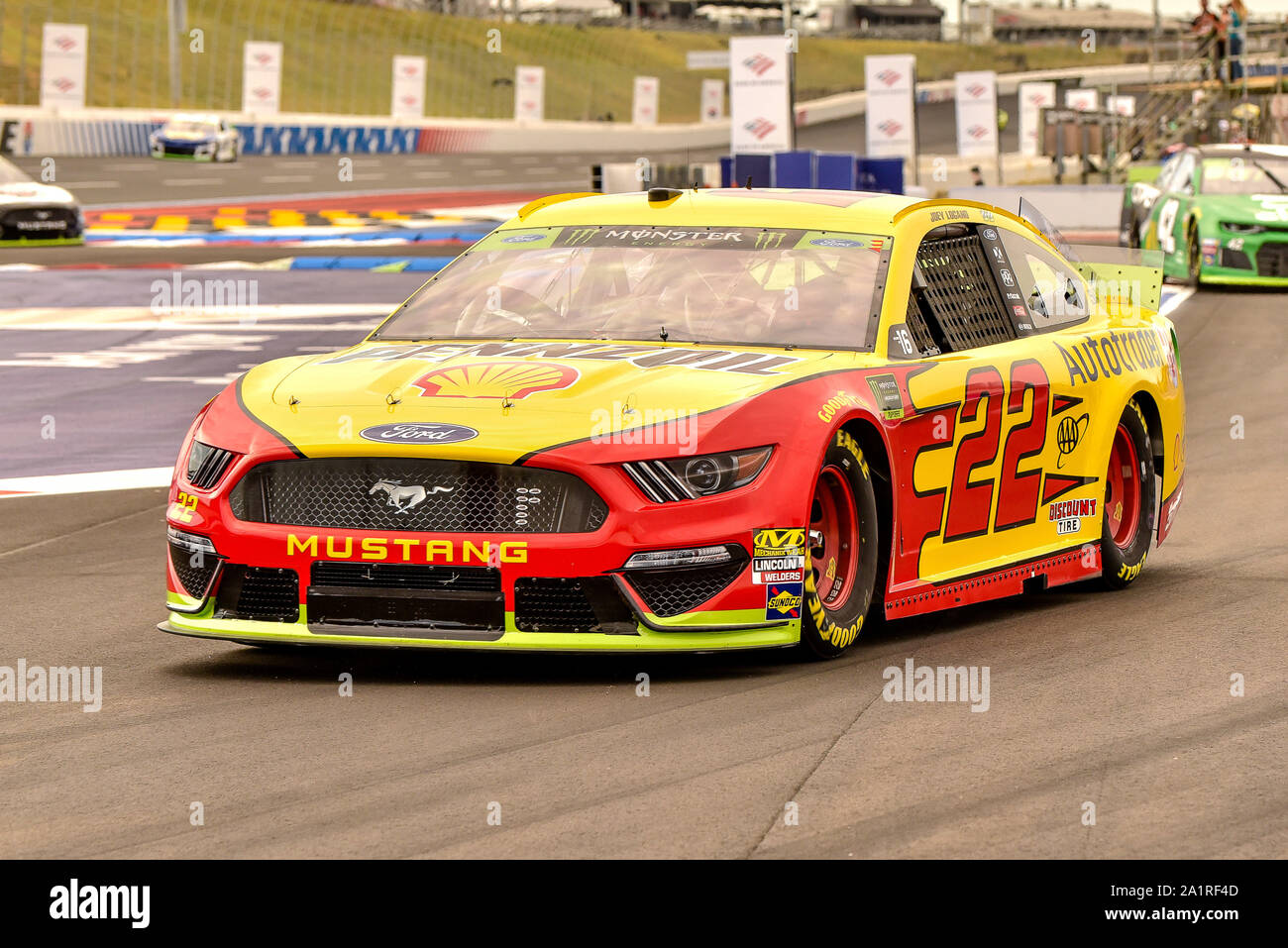 Concord North Carolina Usa 28th Sep 2019 22 Joey Logano During The First Practice Session For