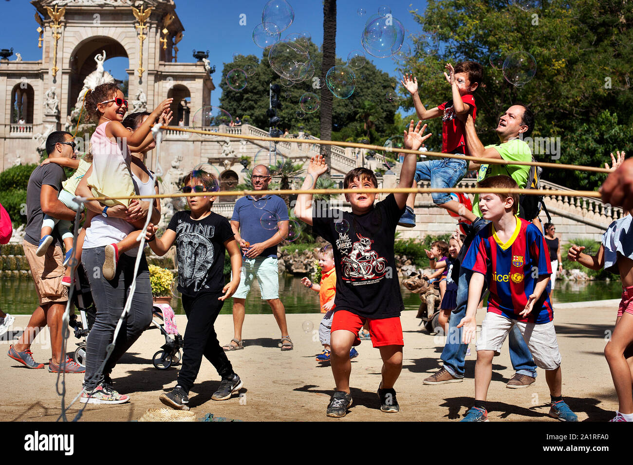 Girls chasing boys hi-res stock photography and images - Alamy