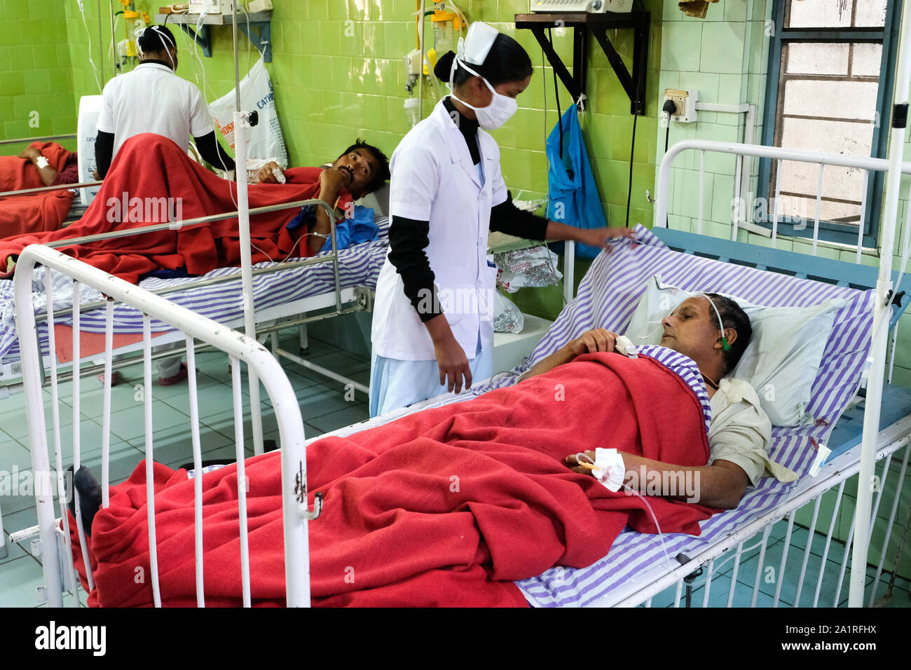 Patients India Hospital Bed High Resolution Stock Photography and Images - Alamy