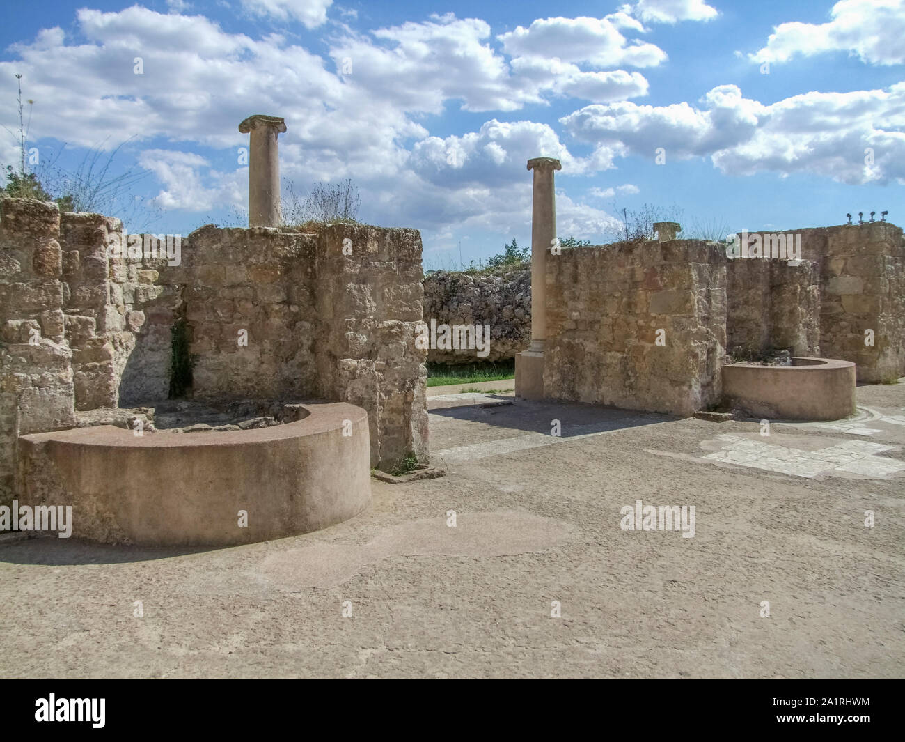 Villa Romana del Casale near Piazza Armerina in Sicily, Italy Stock Photo