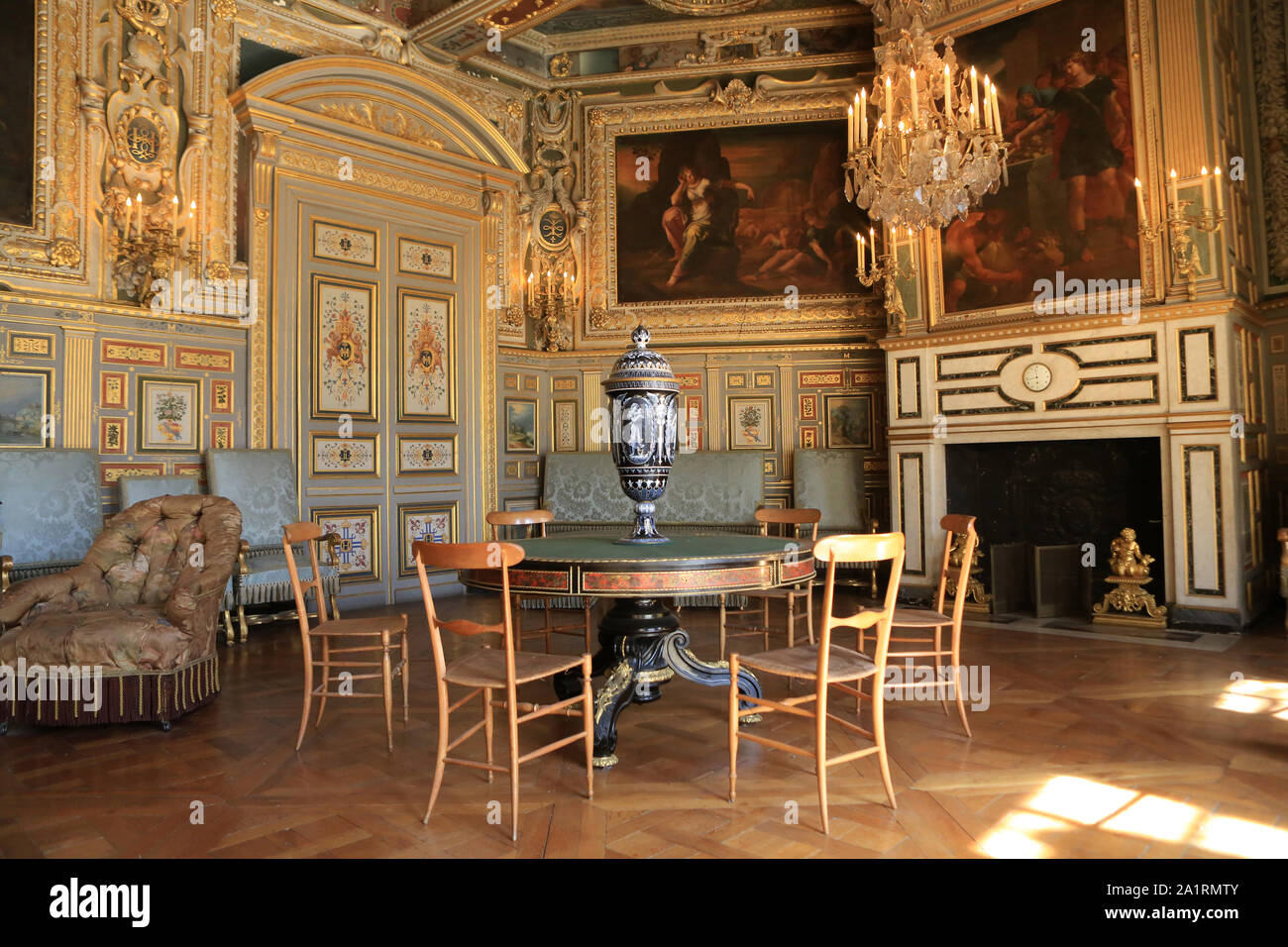 Fontainebleau – Château de Fontainebleau, Aile de la Belle Cheminée (Cave du  Salon de thé)