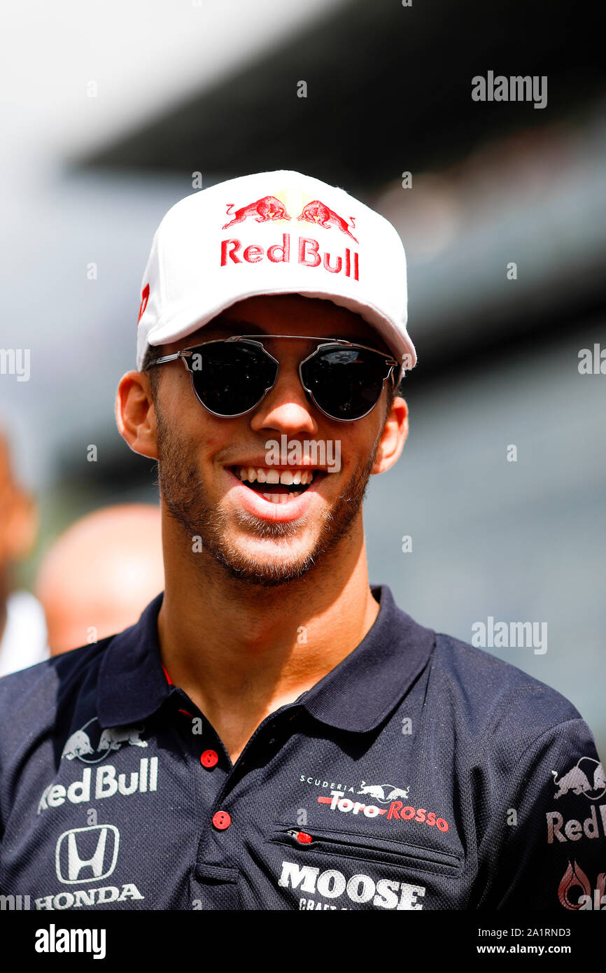 PIERRE GASLY of Scuderia Toro Rosso at the Formula 1 Italian Grand Prix at Monza Eni Circuit in Monza Italy Stock Photo Alamy