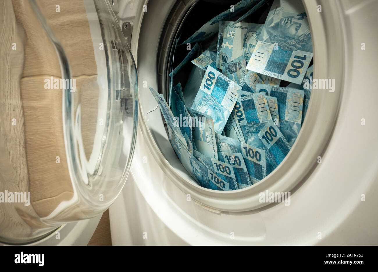Brazilian money in the washing machine, the concept of money laundering