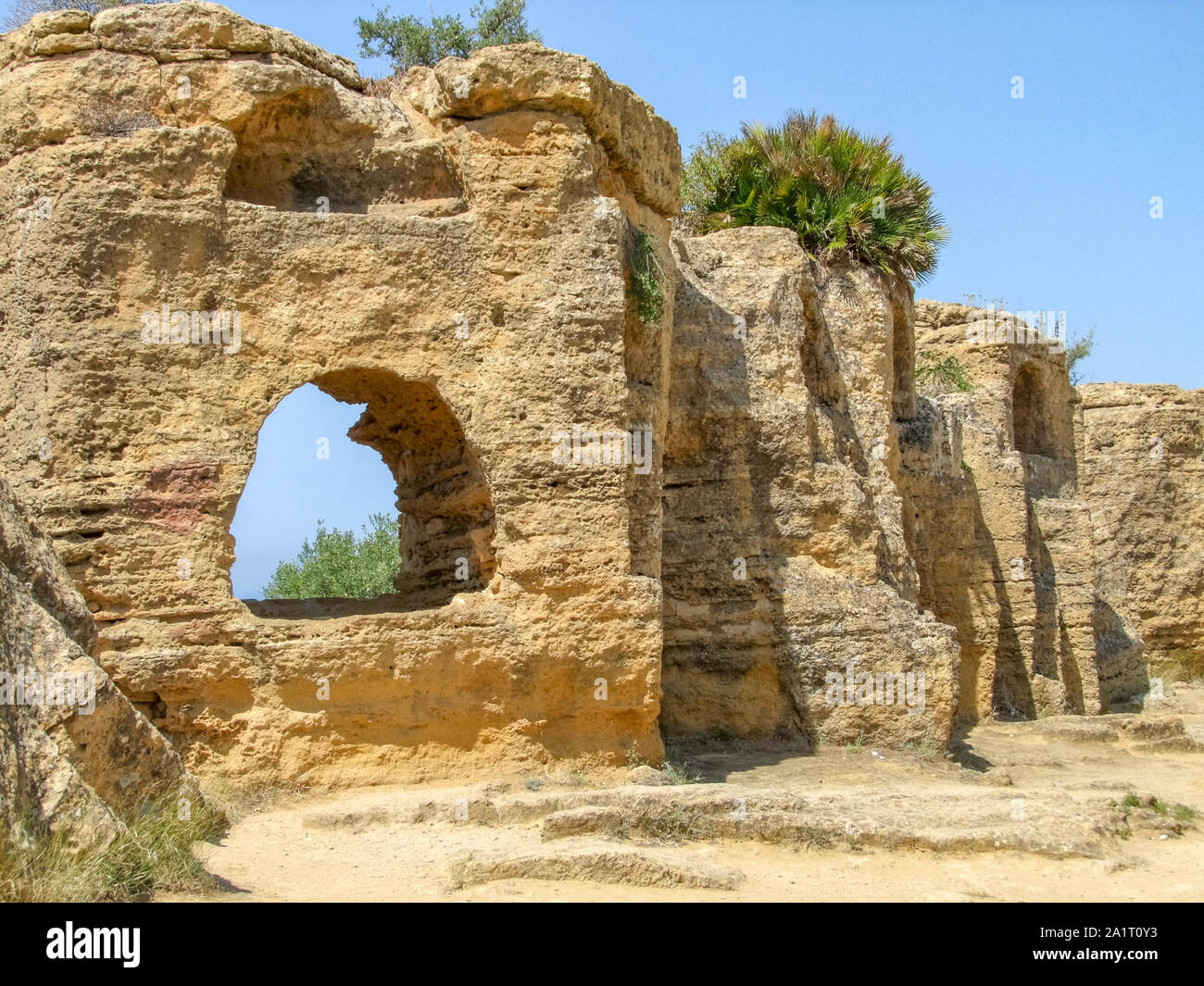 Scenery around Valley of the Temples near a city named Agrigento