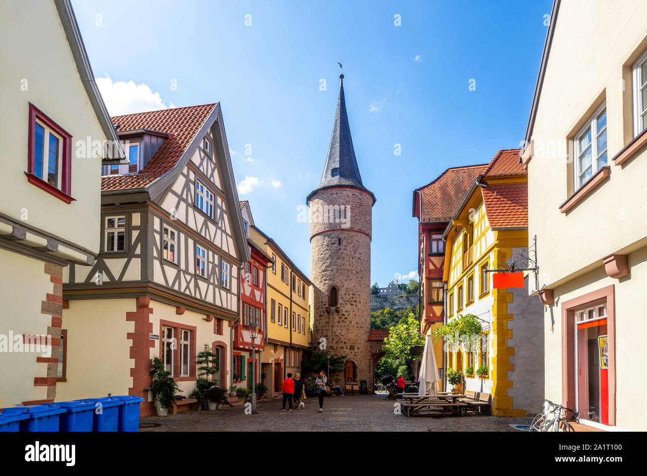 Maintor, Karlstadt am Main, Bavaria, Germany Stock Photo