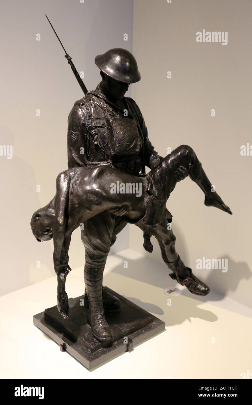 Soldier. The Museum of the Great War. Meaux. France. Stock Photo