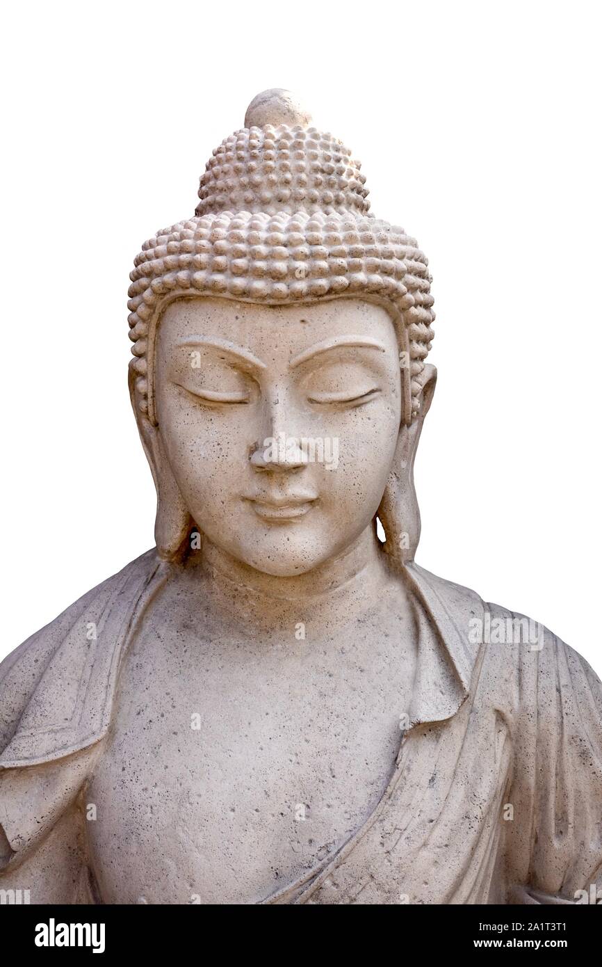 Buddhist zen stone statue Stock Photo Alamy