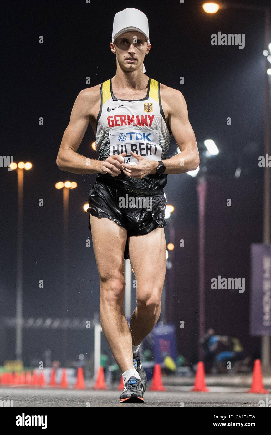 Doha Qatar 29th Sep 2019 Athletics World Championship 50 Km Walking Men Jonathan Hilbert From Germany In Action Credit Oliver Weiken Dpa Alamy Live News Stock Photo Alamy