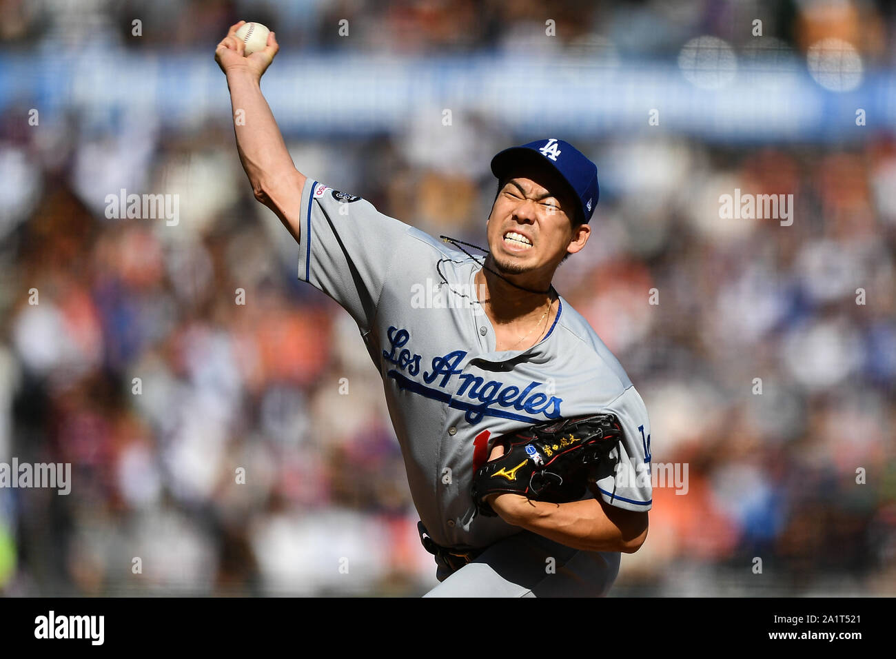 Kenta Maeda Los Angeles Dodgers Majestic Official Name & Number T