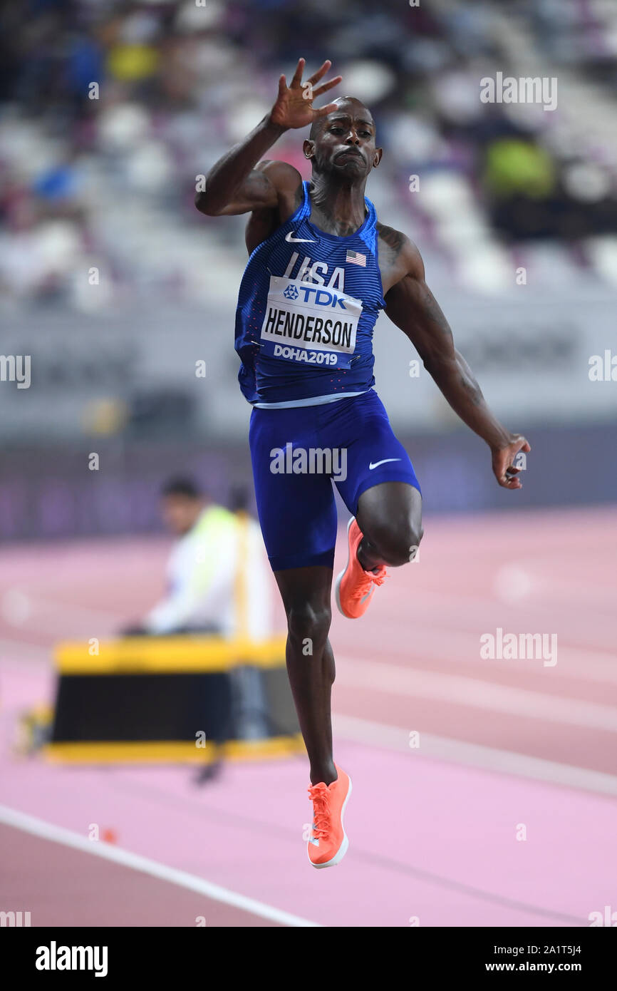 Jeff henderson long jump hi-res stock photography and images - Alamy
