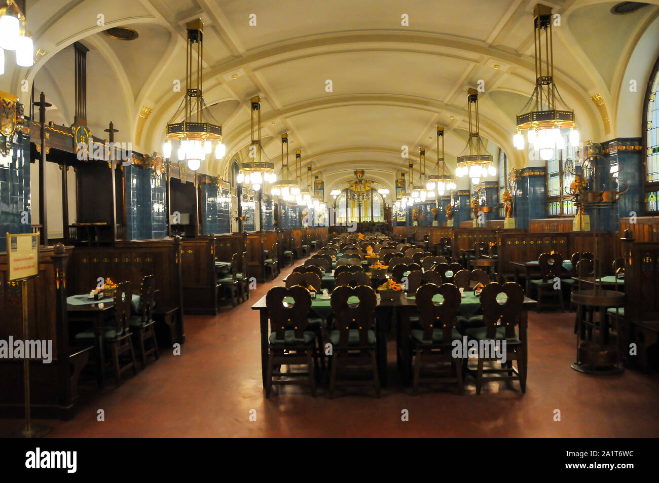 Bar of the Municipal House Stock Photo Alamy