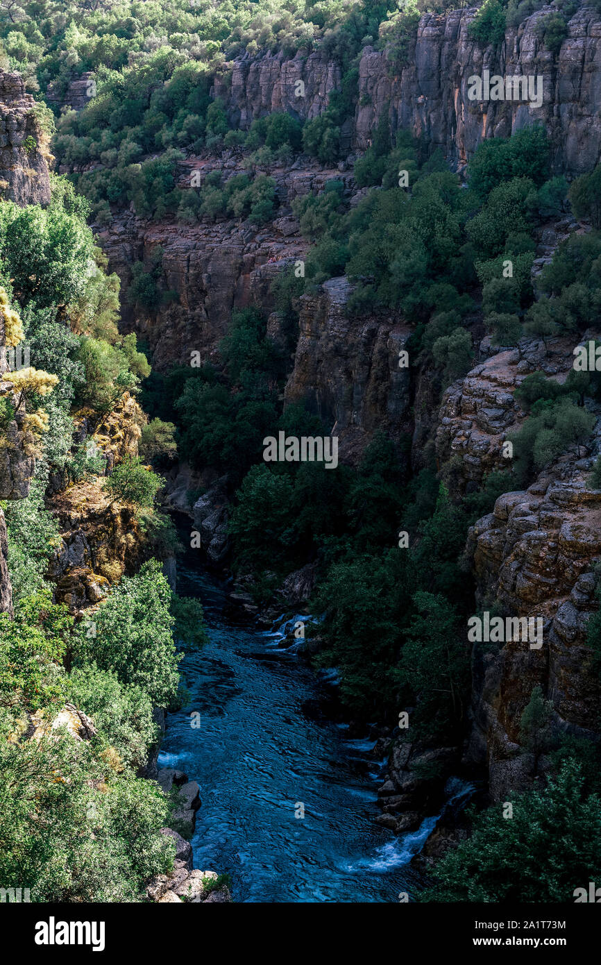 köprülü Canyon Water Resources Manavgat Turkey Stock Photo