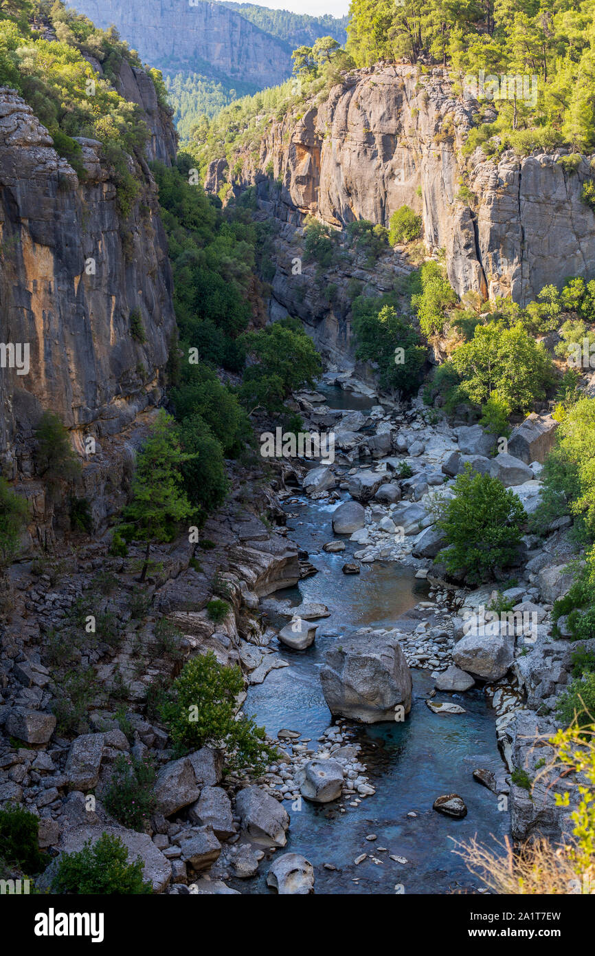 köprülü Canyon Water Resources Manavgat Turkey Stock Photo