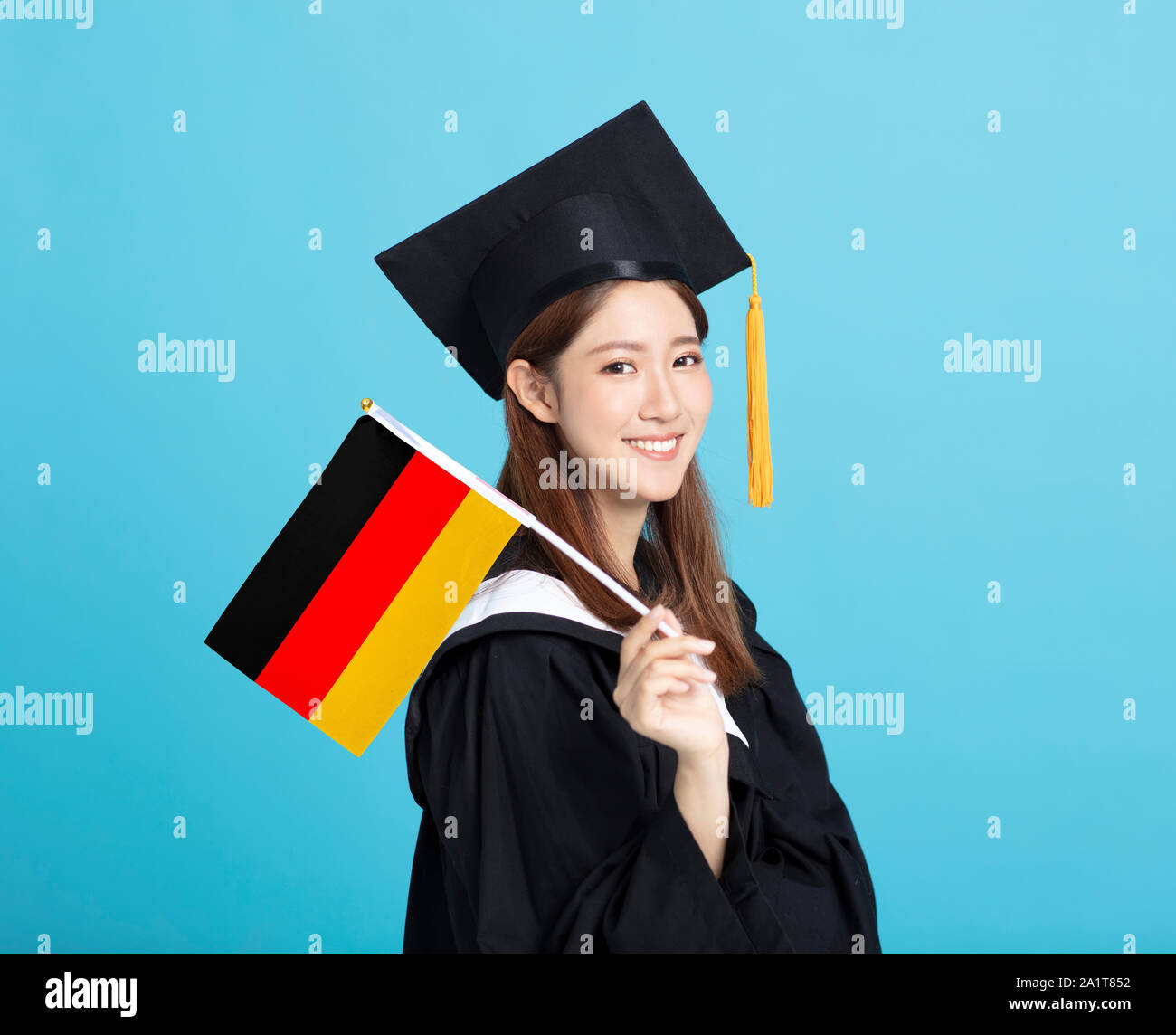 Showing the flag hi-res stock photography and images - Alamy
