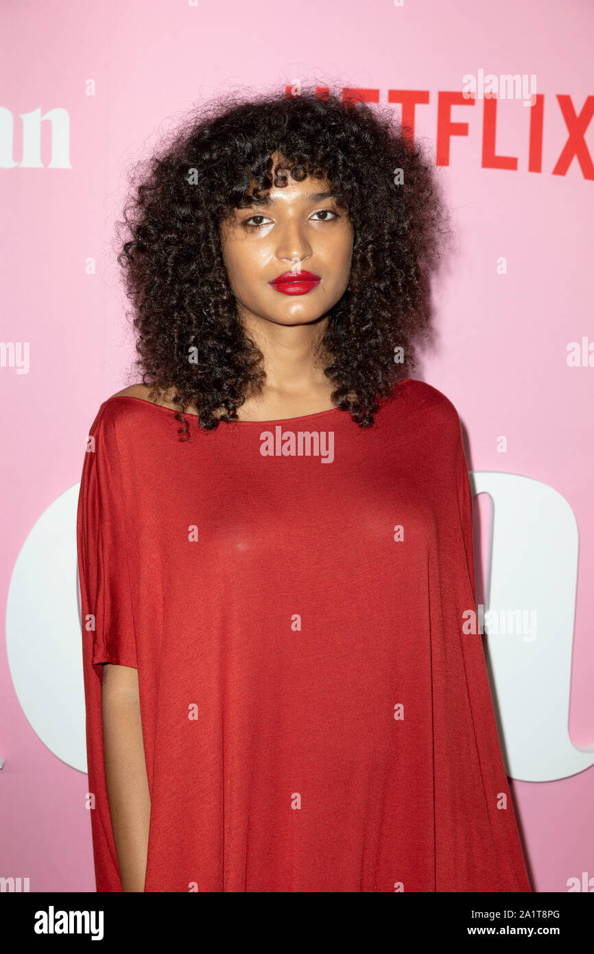 NEW YORK, NY - SEPTEMBER 26: Indya Moore attends the premiere of ...