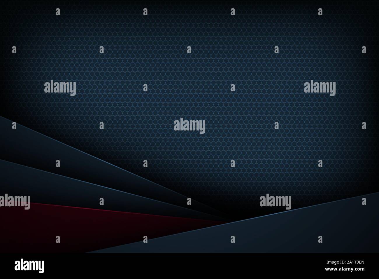 Dark blue abstract vector background with overlapping characteristics ...